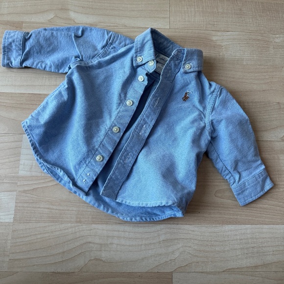 Polo Ralph Lauren Other - Polo Ralph Lauren Lightweight cotton oxford, light blue, 3months